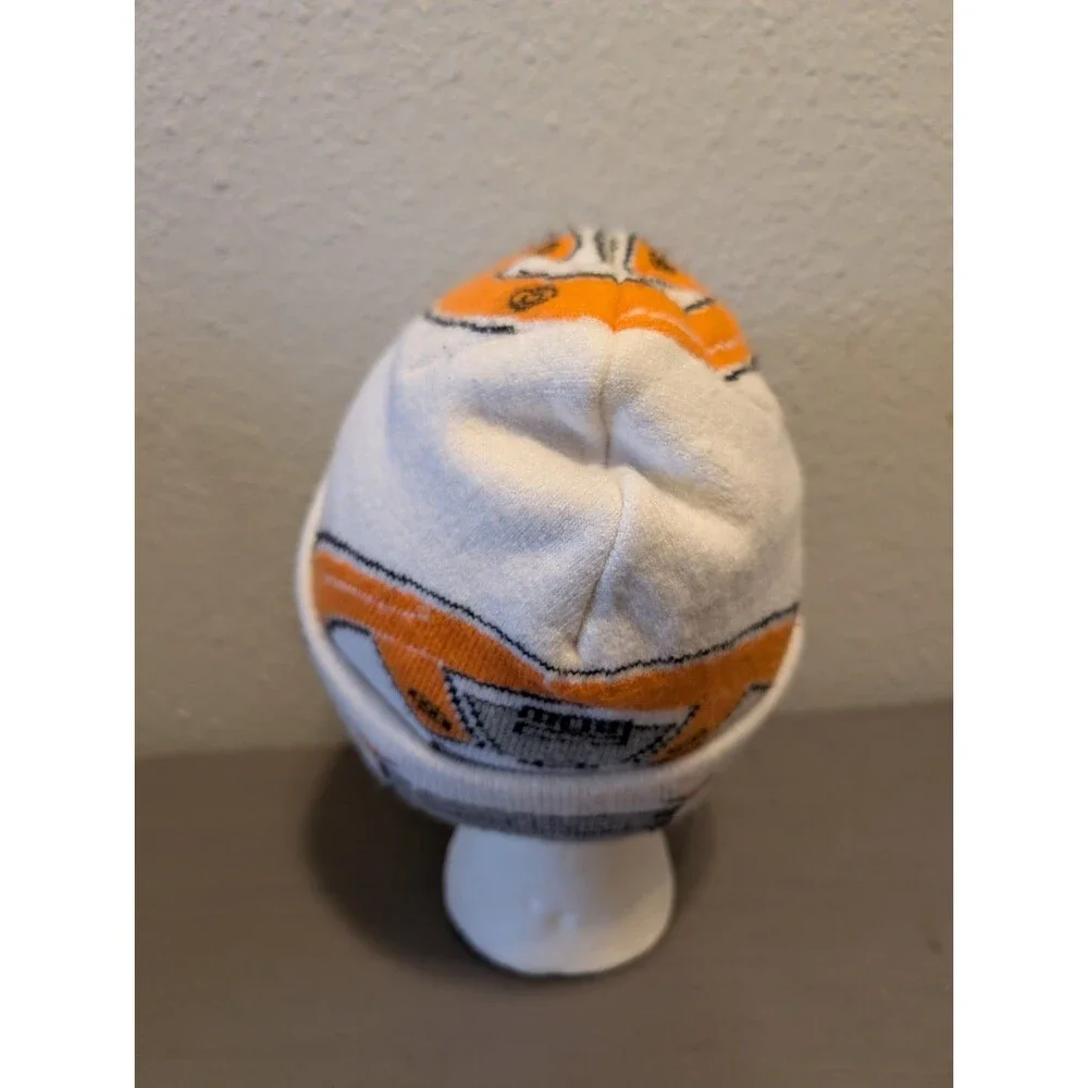 Star Wars BB-8 Beanie Hat White Orange Knit Adult One Size Lucasfilm Disney
